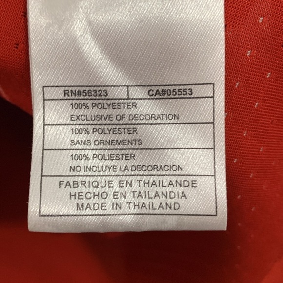 Nike Golf Vintage Red Vented Short Sleeve Athletic Shirt size L - Picture 5 of 13